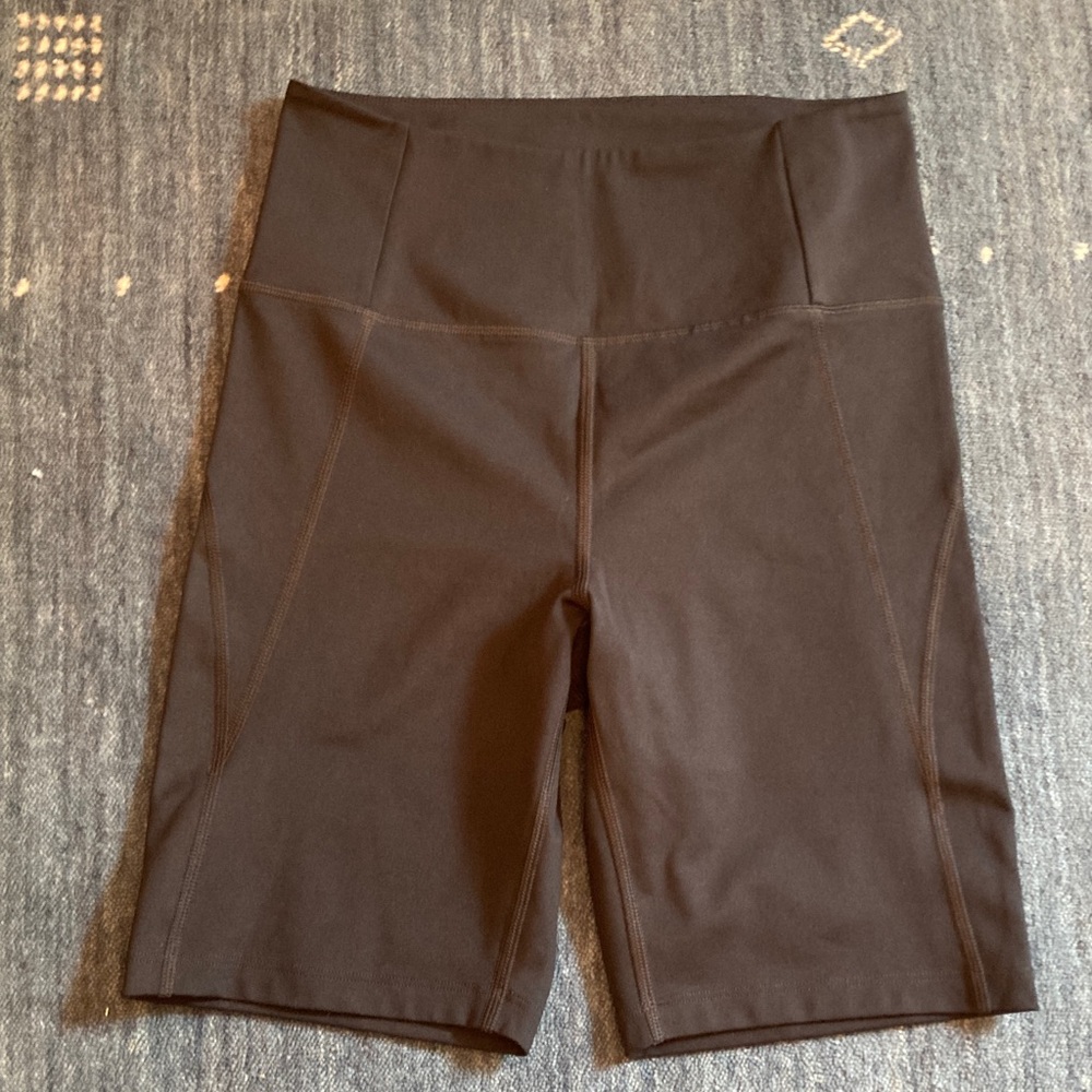 Girlfriend Collective Black Bike Shorts